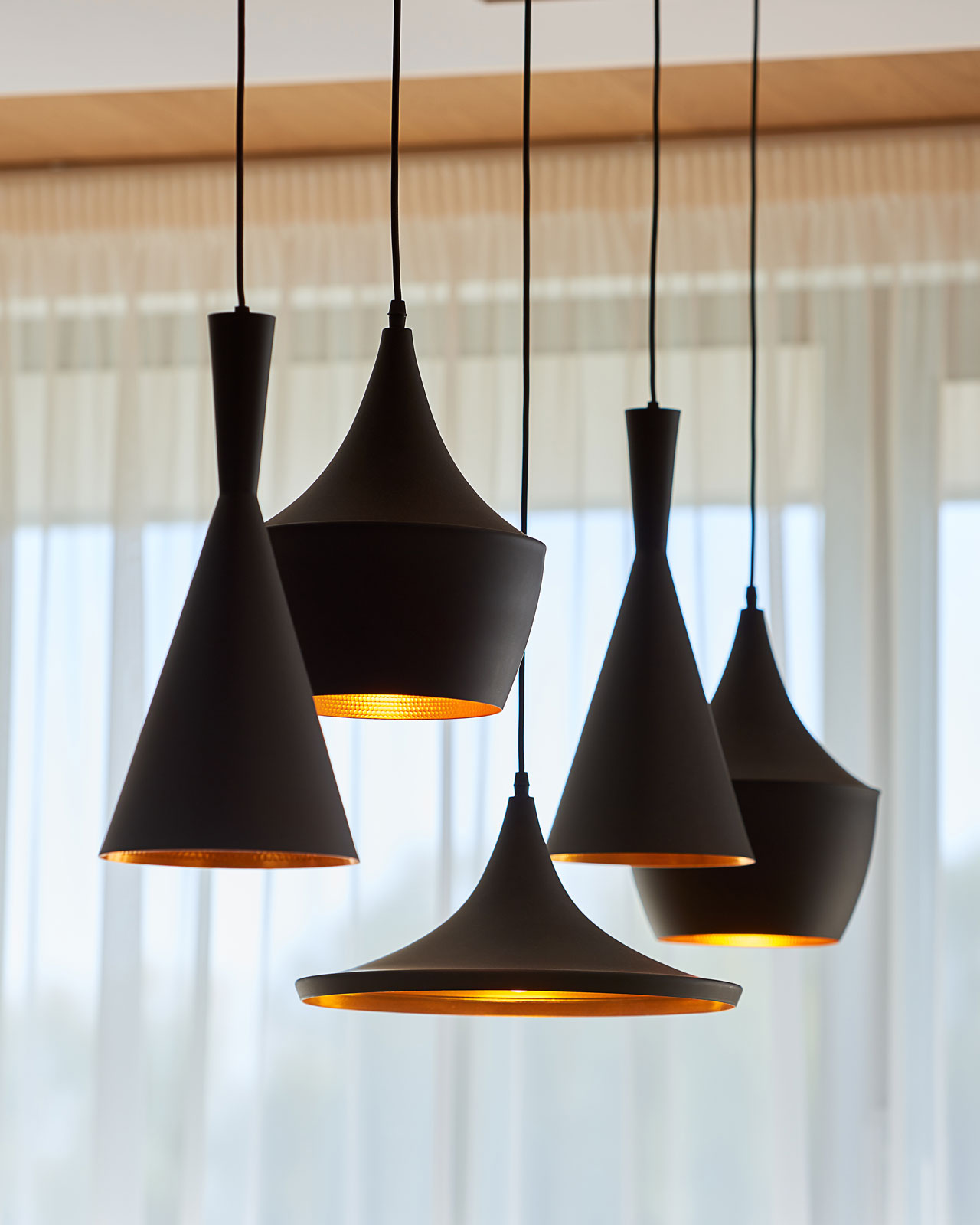 visiace stropné lampy do jedálne, dizajnové svietidlo